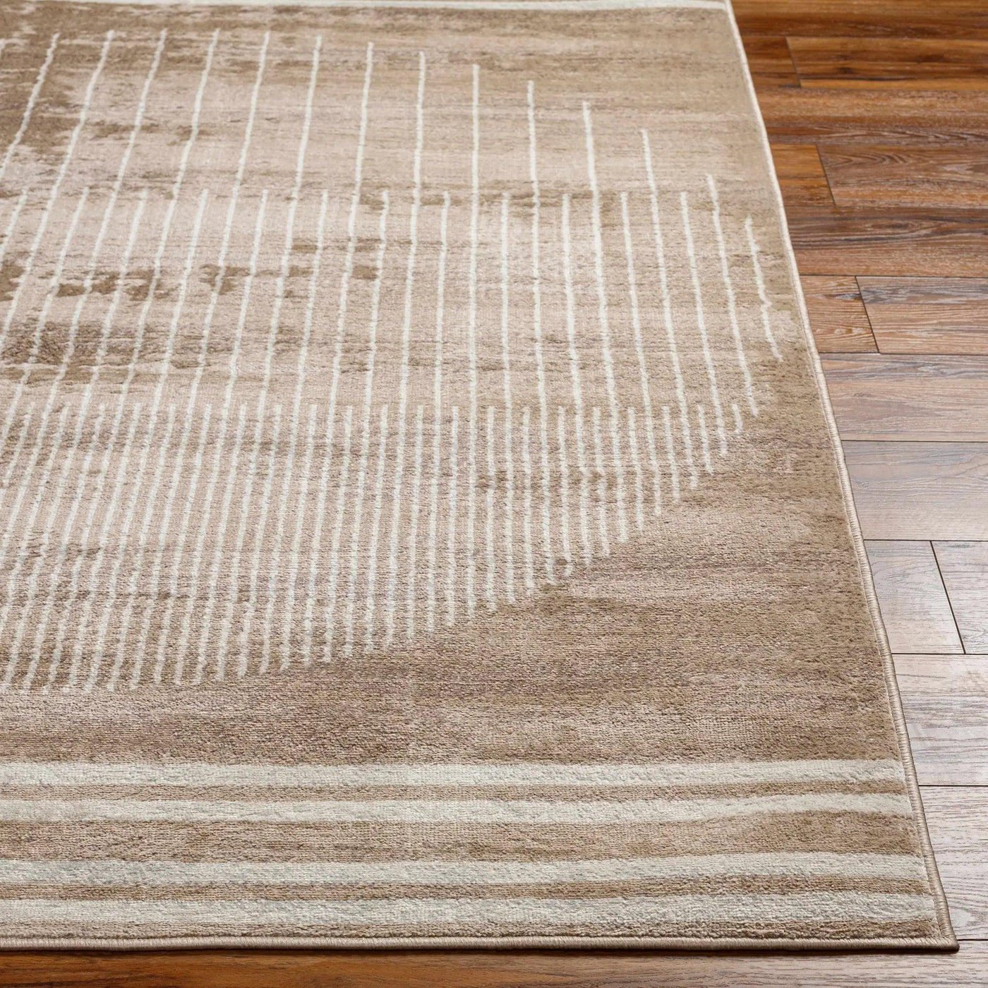Yoad Geometric Mocha Area Rug - Clearance by Boutique Rugs