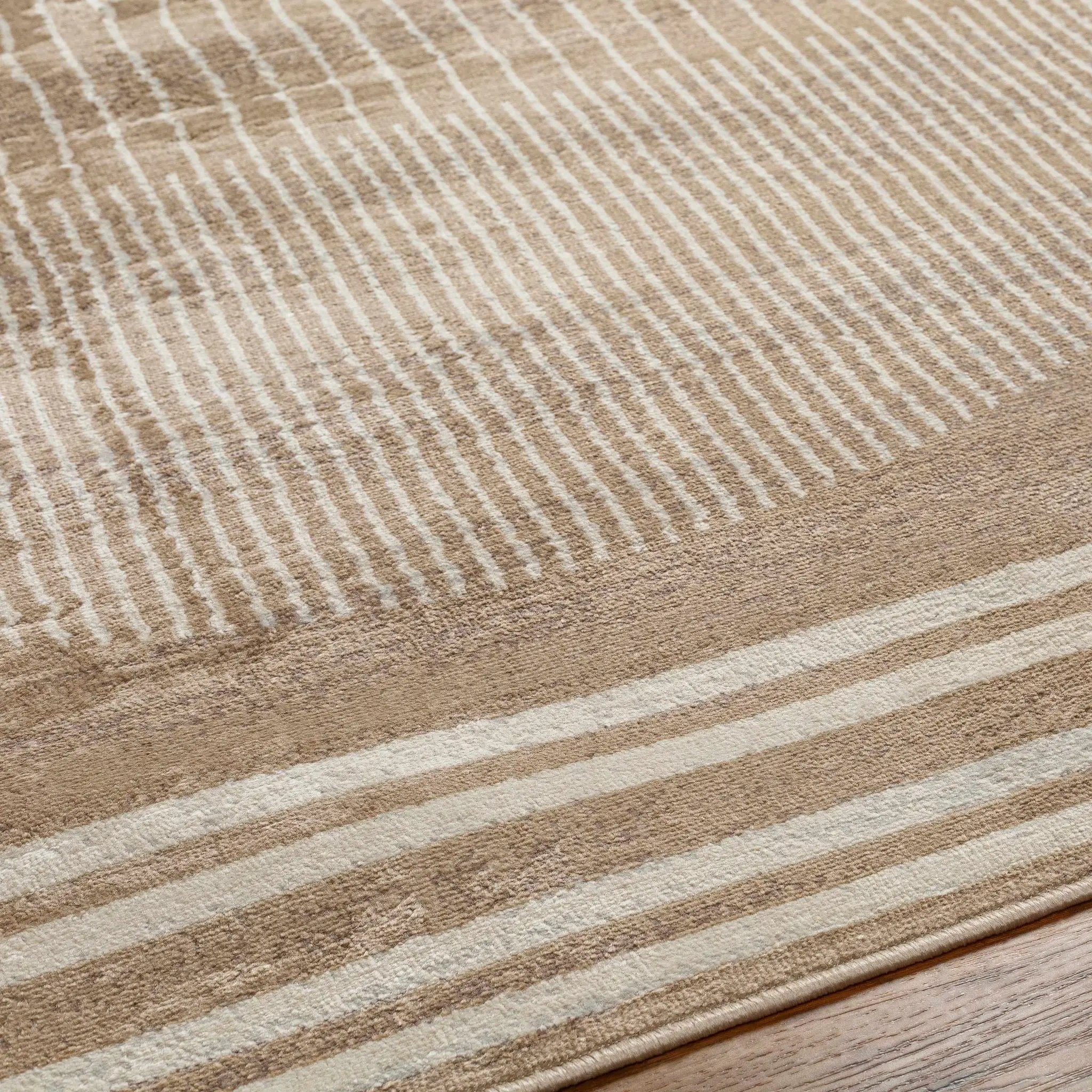 Yoad Geometric Mocha Area Rug - Clearance by Boutique Rugs