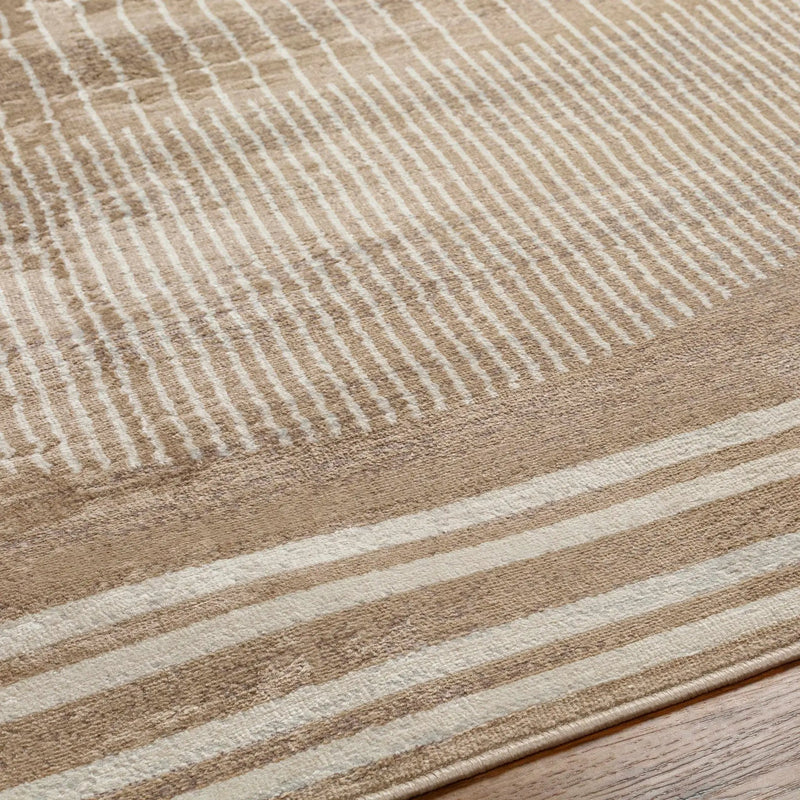 Yoad Geometric Mocha Area Rug - Clearance by Boutique Rugs