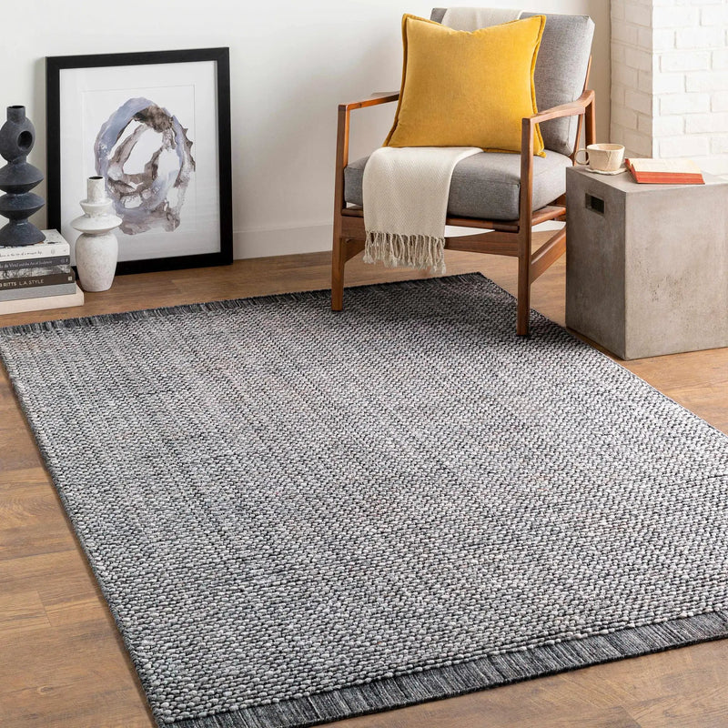 Hand Loomed Light Gray Area Rug - Clearance by Boutique Rugs