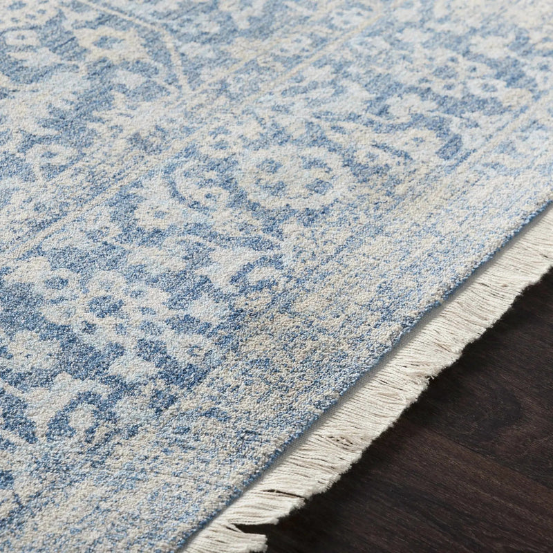 Yorkana Distressed Blue Rug - Clearance by Boutique Rugs