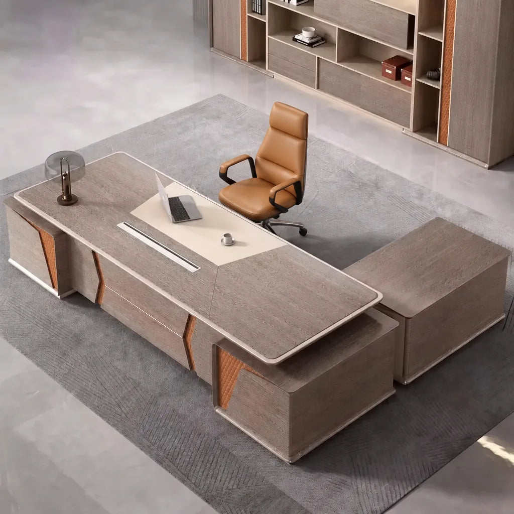 York · Grand Executive Desk w/ Mobile Storage, photo 4 of 16