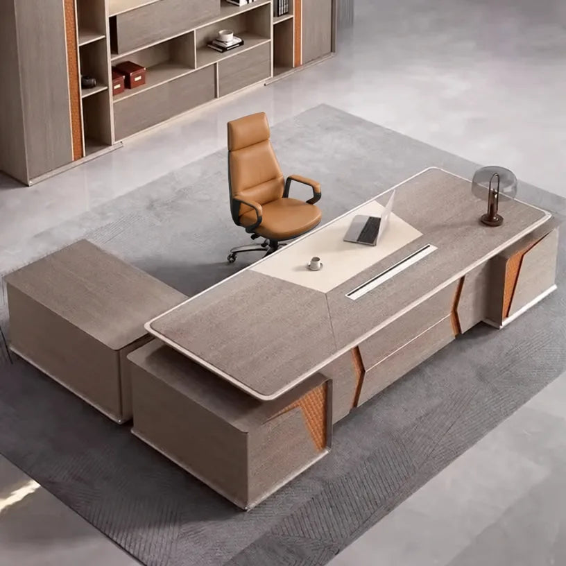 York · Grand Executive Desk w/ Mobile Storage, photo 7 of 16