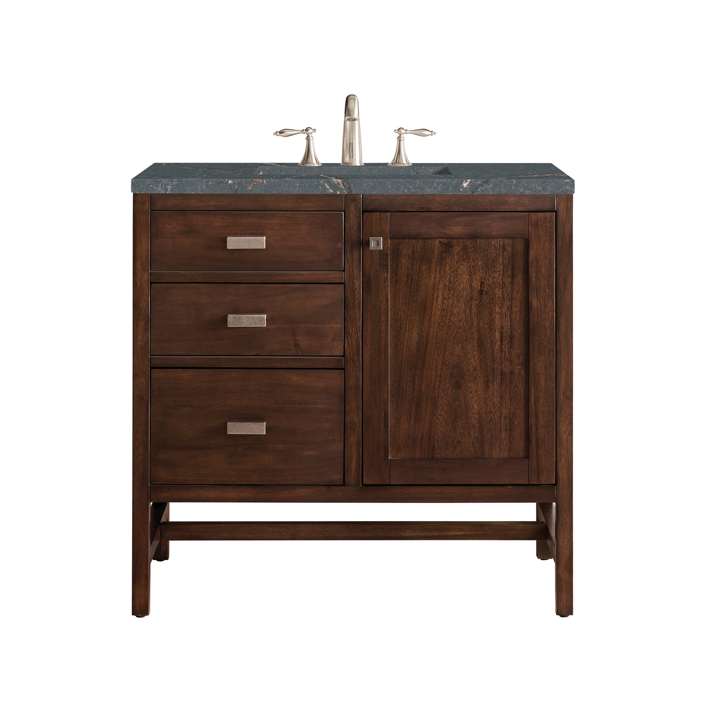 James Martin Addison 36" Single Bathroom Vanity, Mid-Century Acacia by James Martin