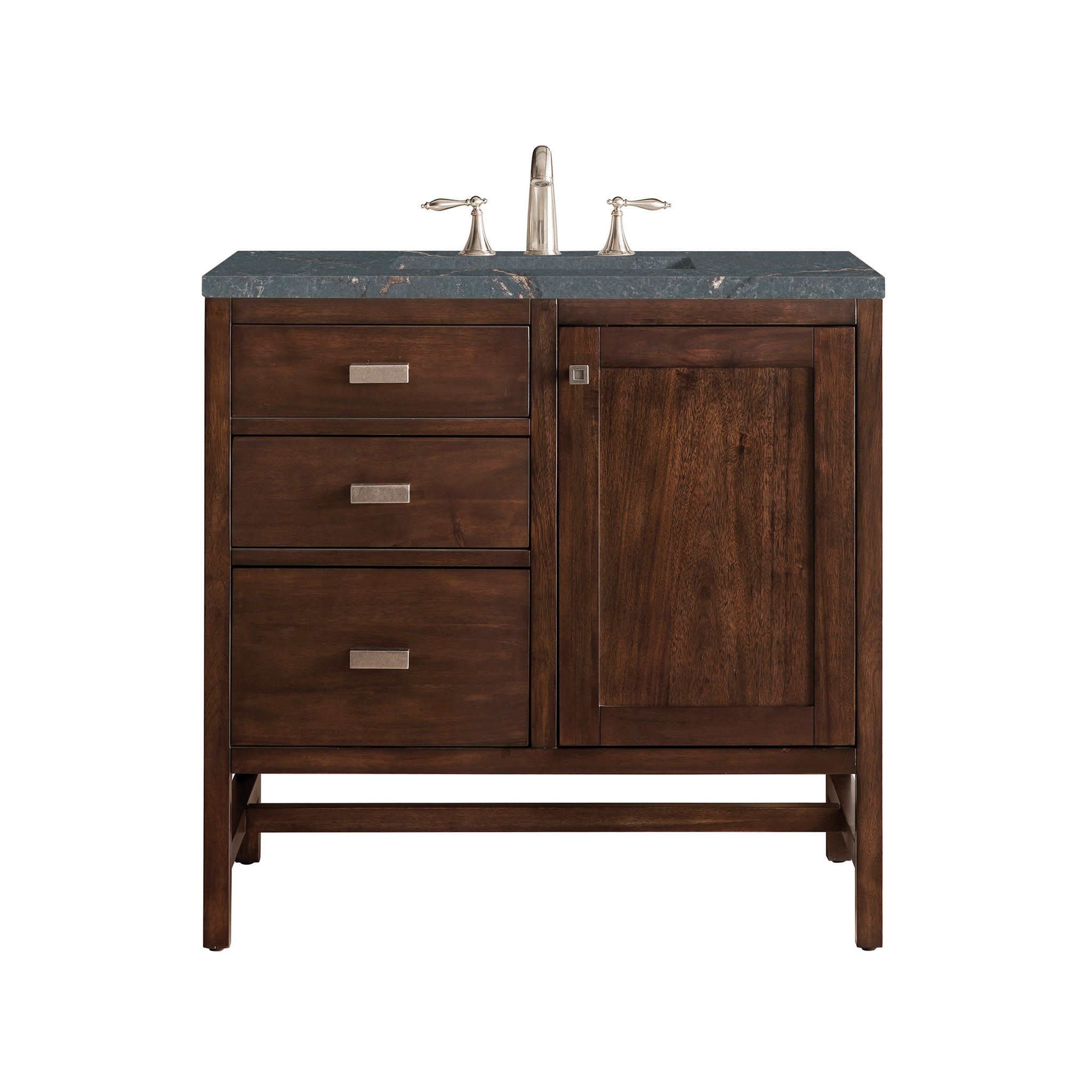 James Martin Addison 36" Single Bathroom Vanity, Mid-Century Acacia by James Martin