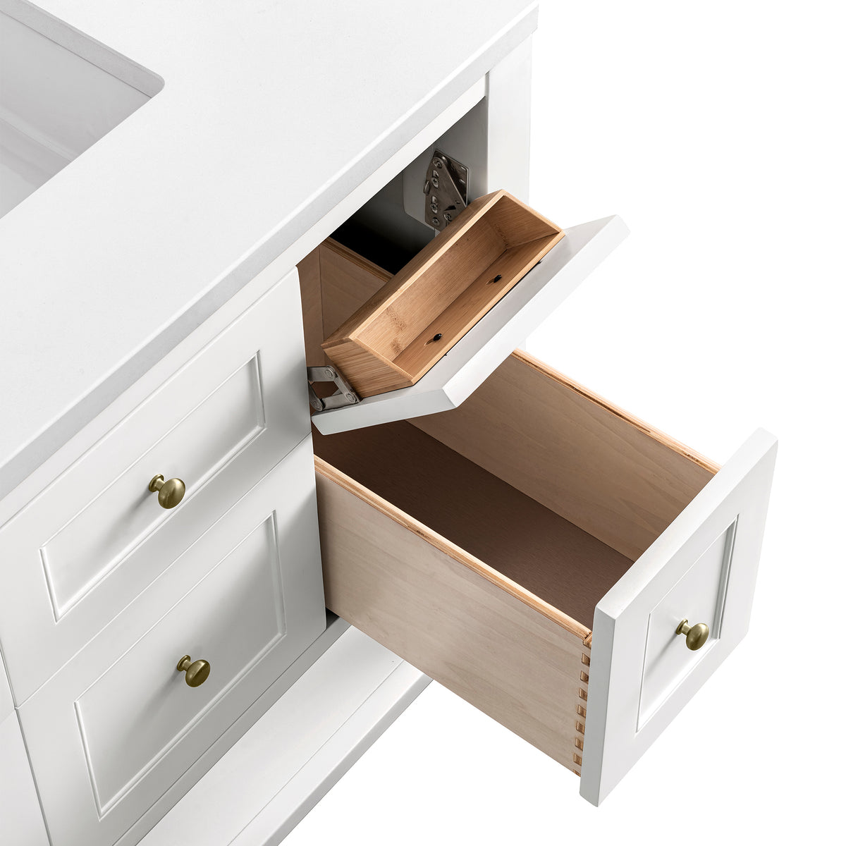 James Martin Breckenridge 36" Single Bathroom Vanity, Bright White, view 22