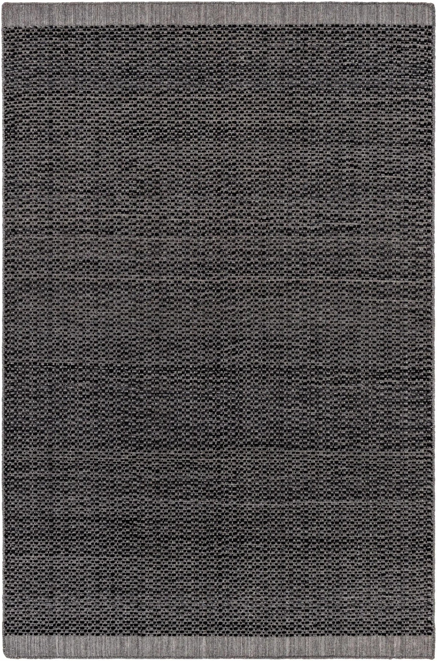 Yong Hand Loomed Black Rug - Clearance by Boutique Rugs