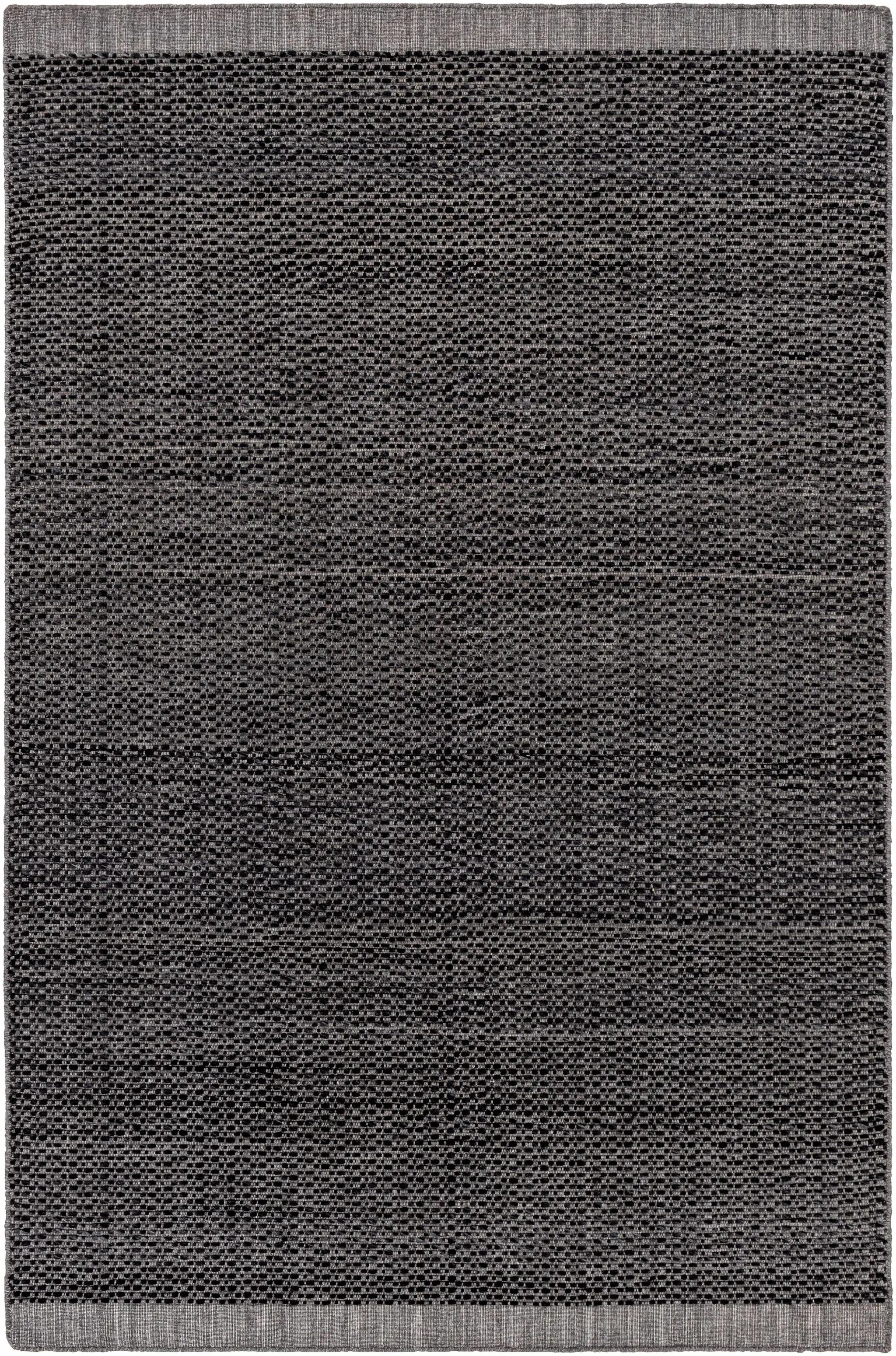 Yong Hand Loomed Black Rug - Clearance by Boutique Rugs