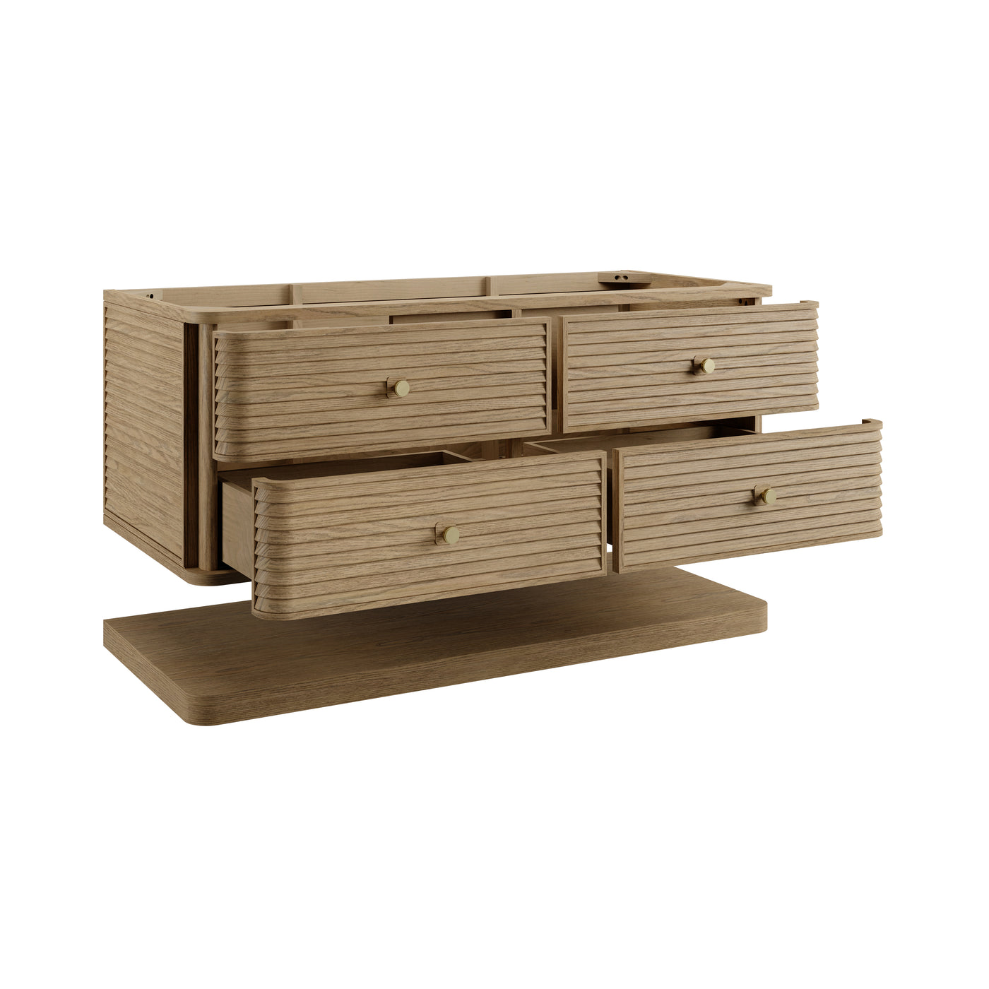 James Martin Allamari 48" Floating Single Bathroom Vanity, Dune Mist by James Martin