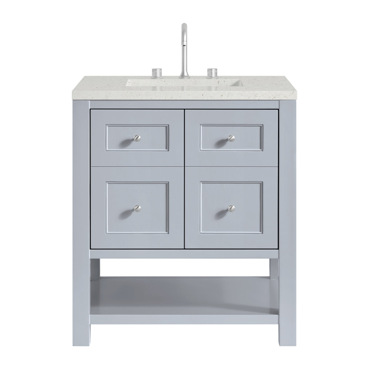 James Martin Breckenridge 30" Single Bathroom Vanity, Serenity Blue, view 20