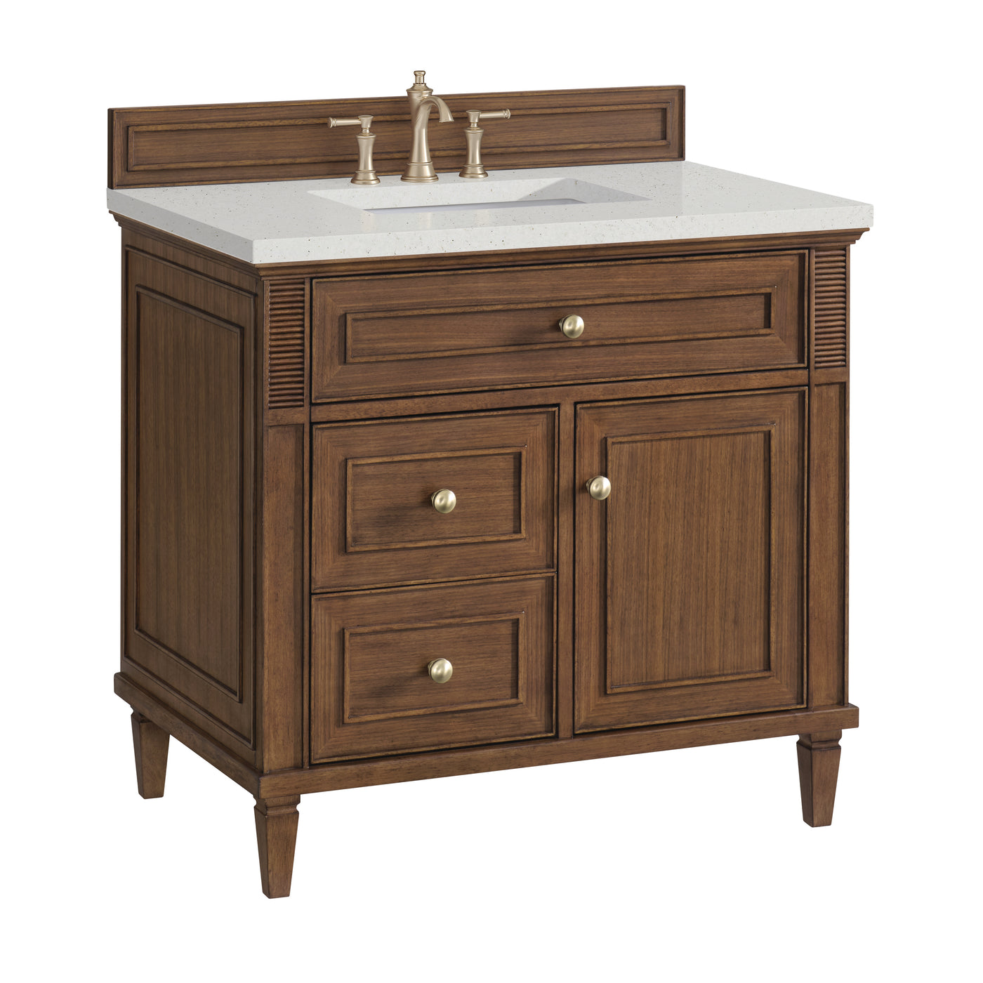 James Martin Lorelai 36" Single Bathroom Vanity, Mid-Century Walnut by James Martin