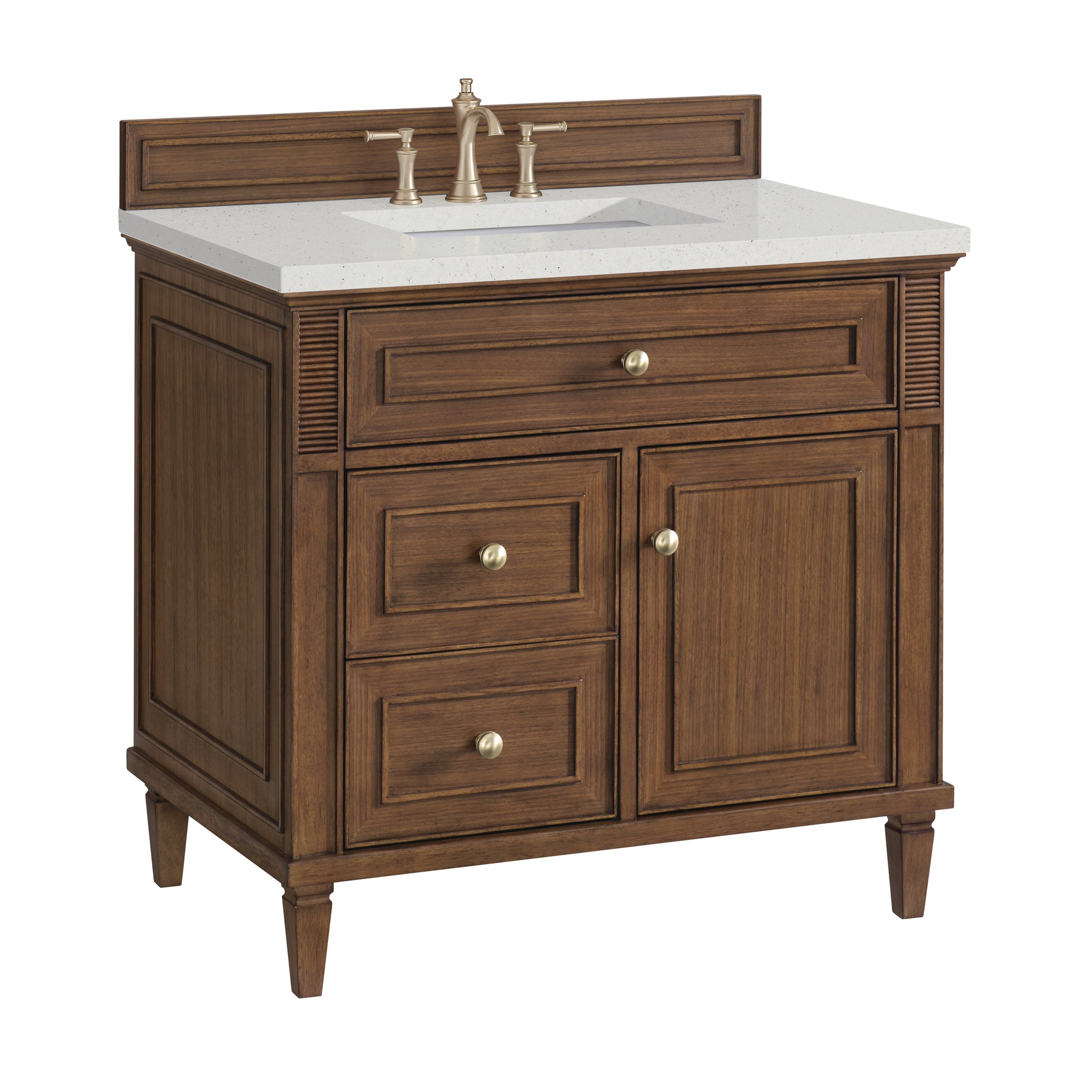 James Martin Lorelai 36" Single Bathroom Vanity, Mid-Century Walnut by James Martin