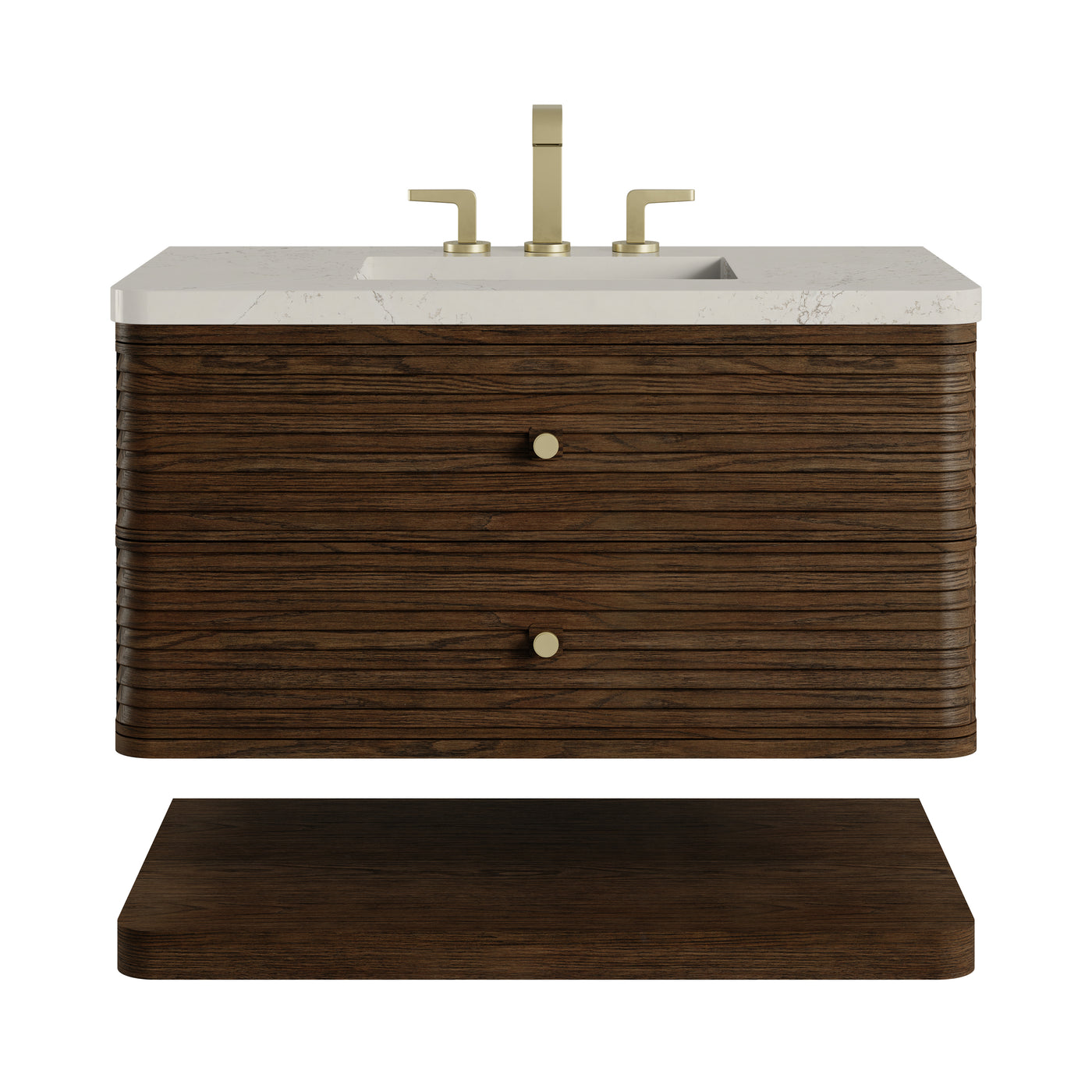 James Martin Allamari 36" Floating Single Bathroom Vanity, Sable by James Martin