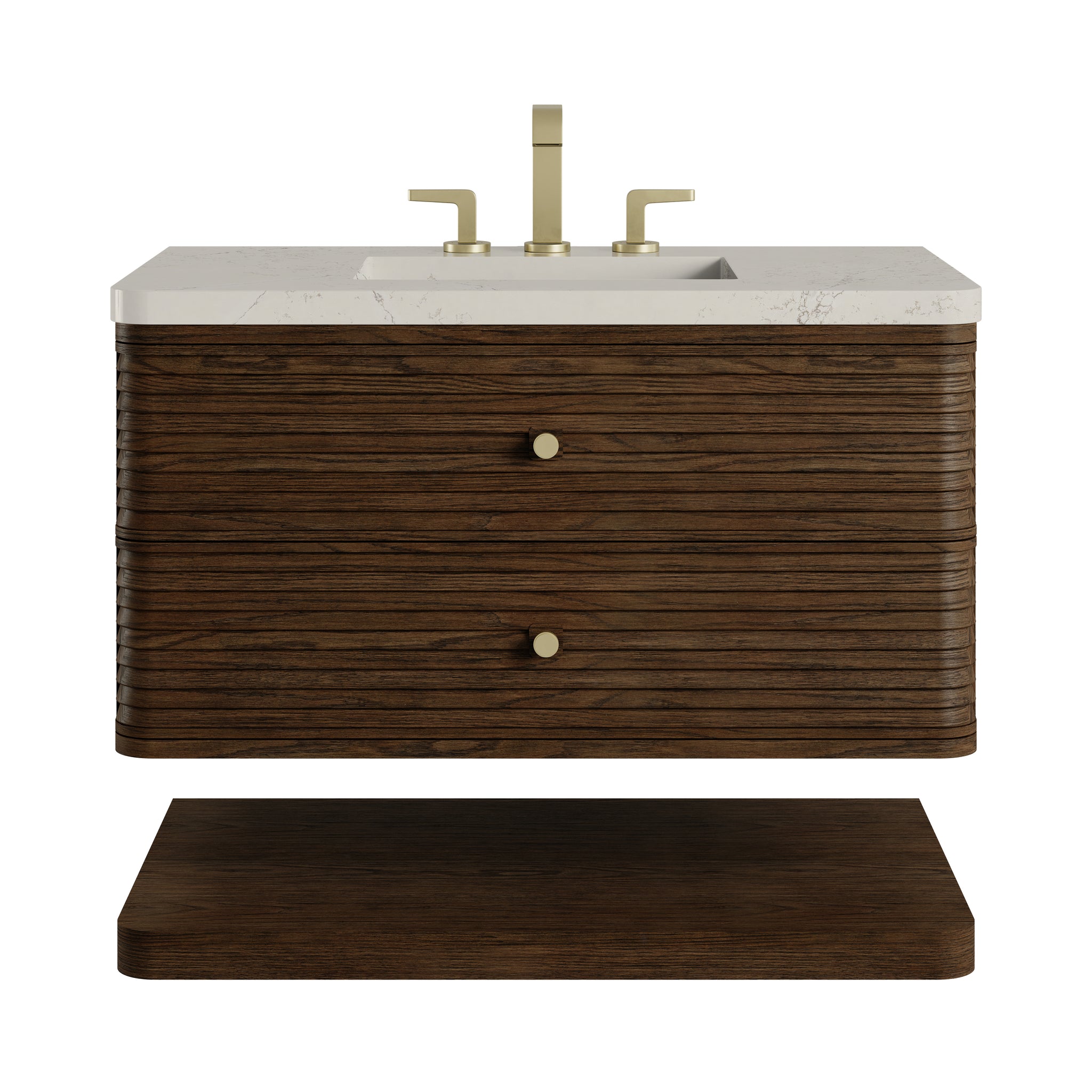 James Martin Allamari 36" Floating Single Bathroom Vanity, Sable by James Martin