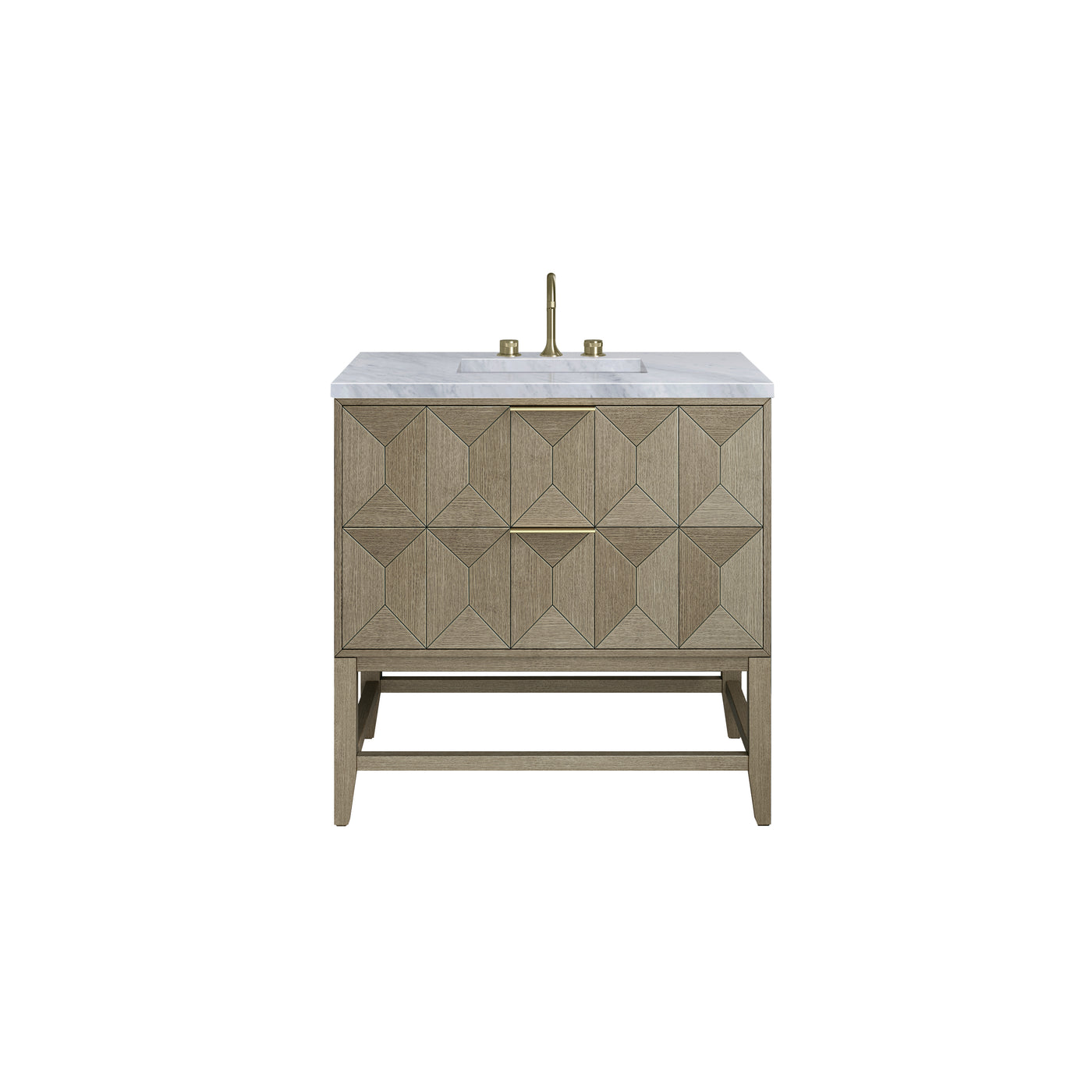 James Martin Emmeline 36" Single Bathroom Vanity, Pebble Oak, view 37