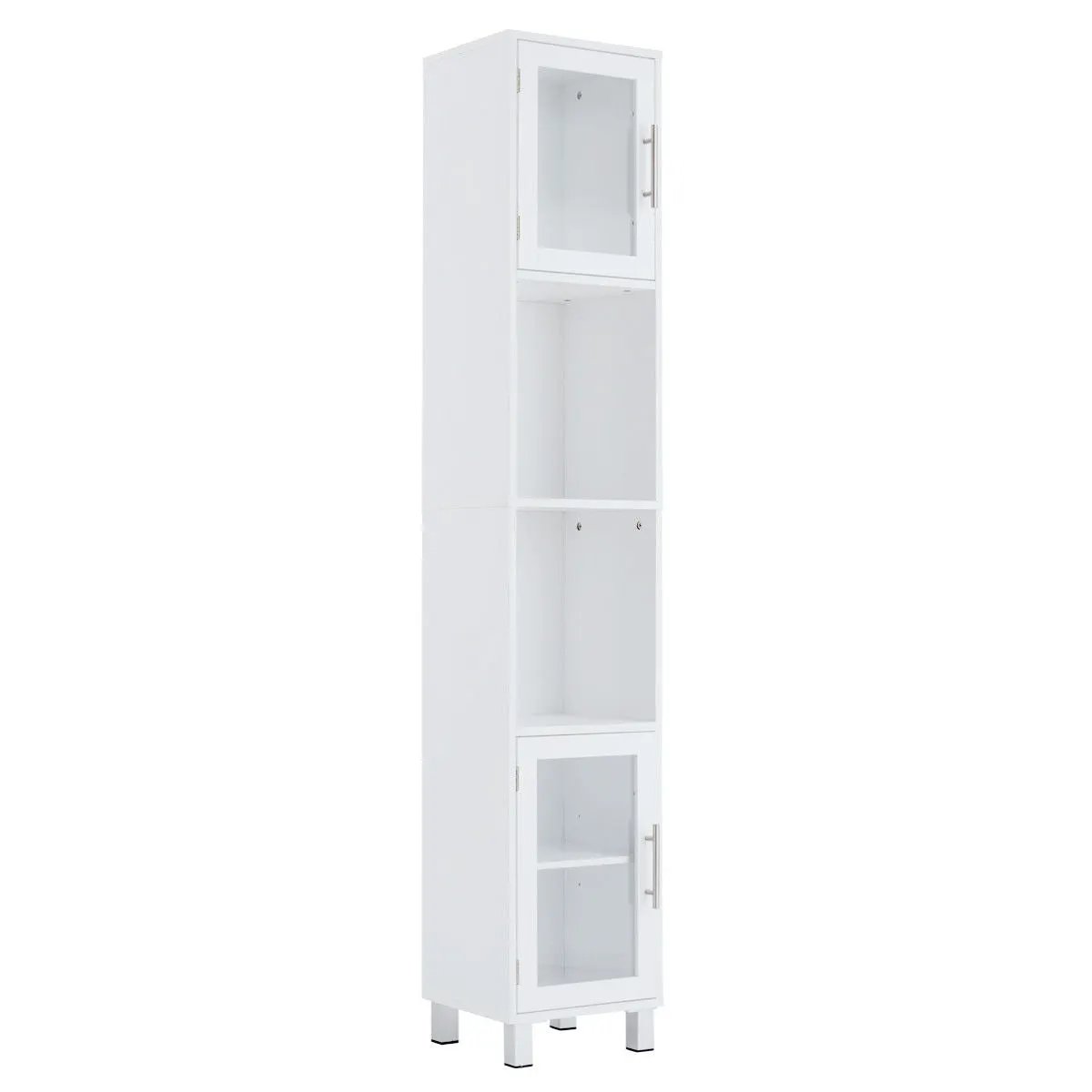 71 Inch Tall Tower Bathroom Storage Cabinet and Organizer Display Shelves for Bedroom by DirectDeals