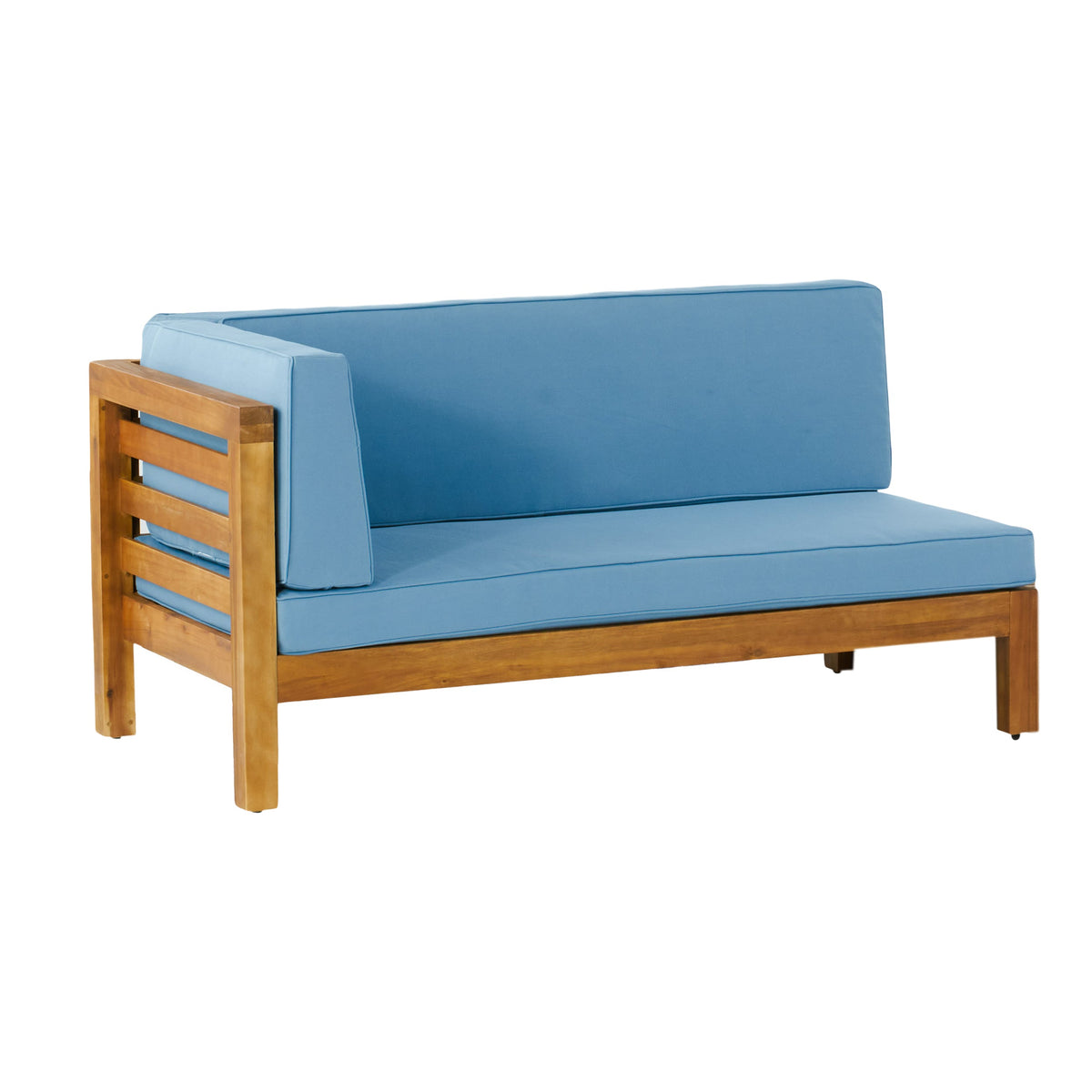 Oana Acacia Wood Patio Furniture Set with Water-Resistant Cushions - Multiple Colors, photo 8 of 11