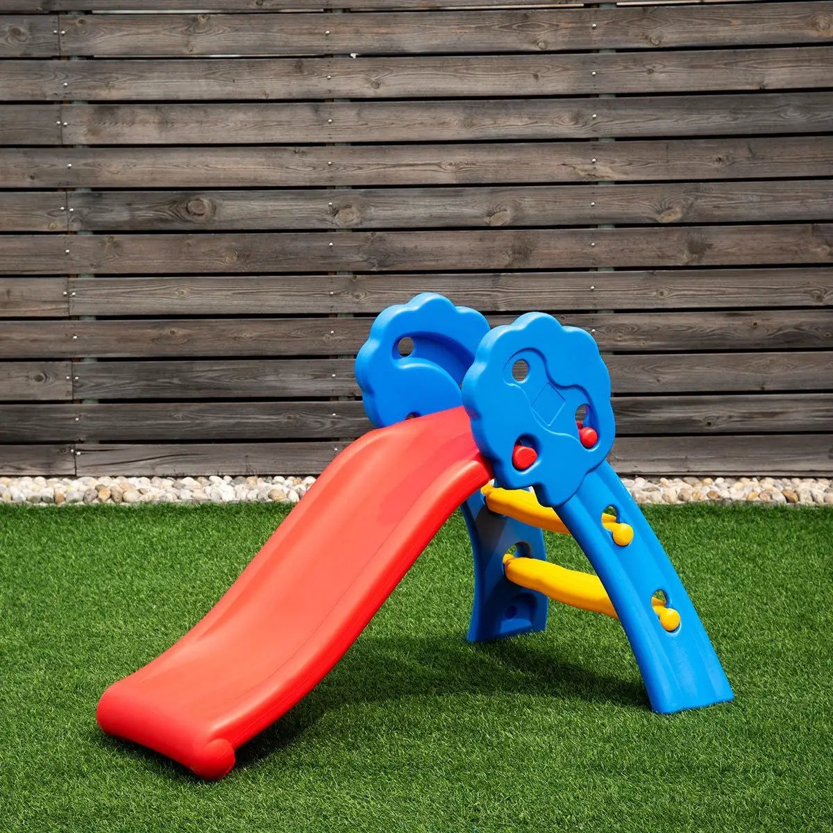 Indoor Outdoor Children Folding Up-down Slide by DirectDeals