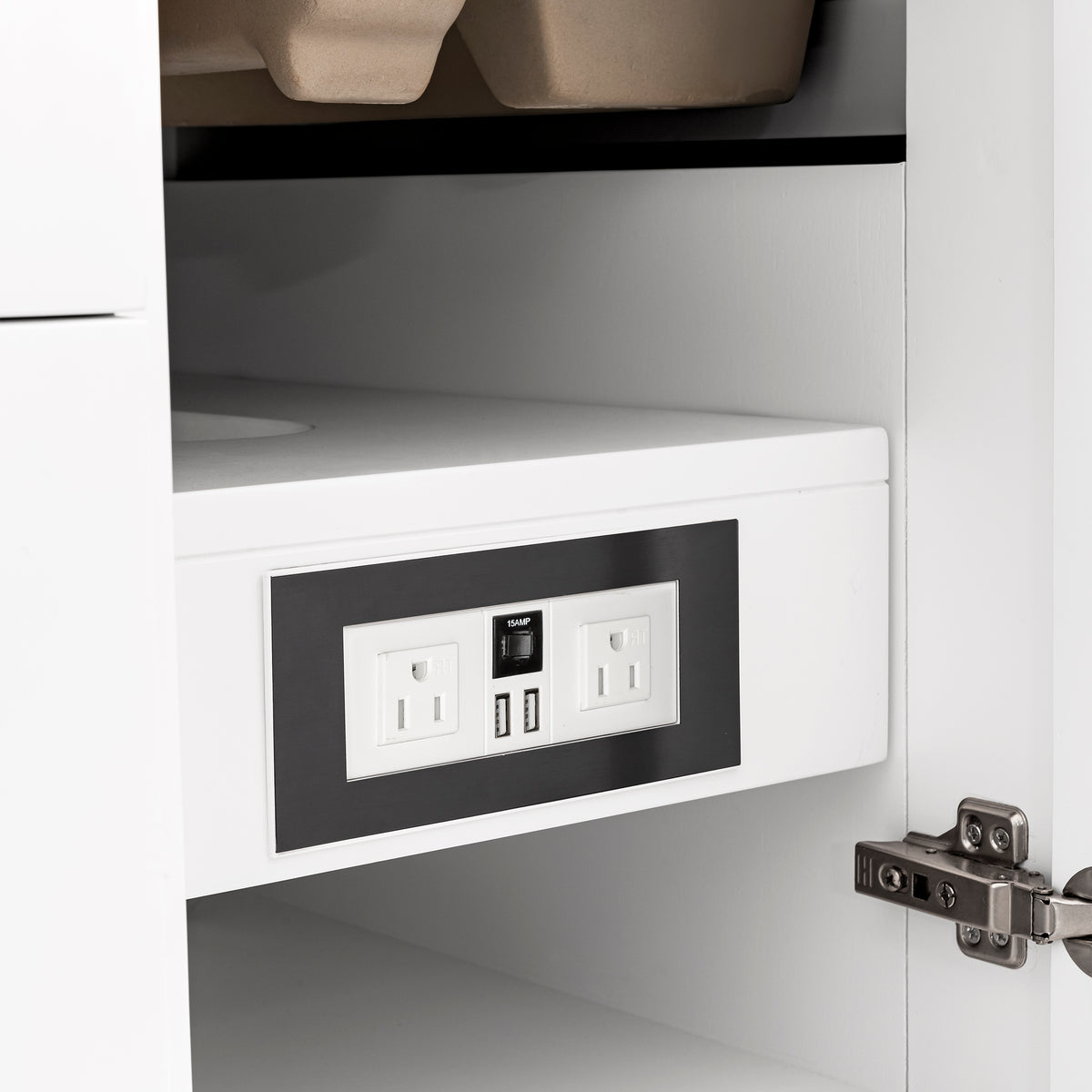 James Martin Breckenridge 72" Double Bathroom Vanity, Bright White, view 28