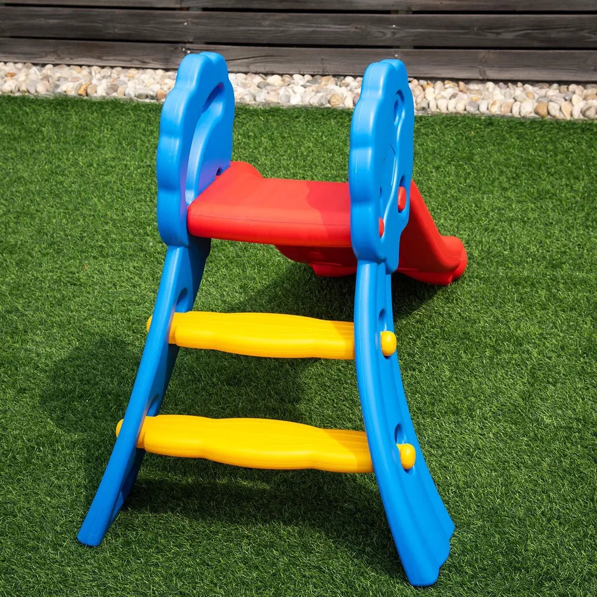 Indoor Outdoor Children Folding Up-down Slide by DirectDeals