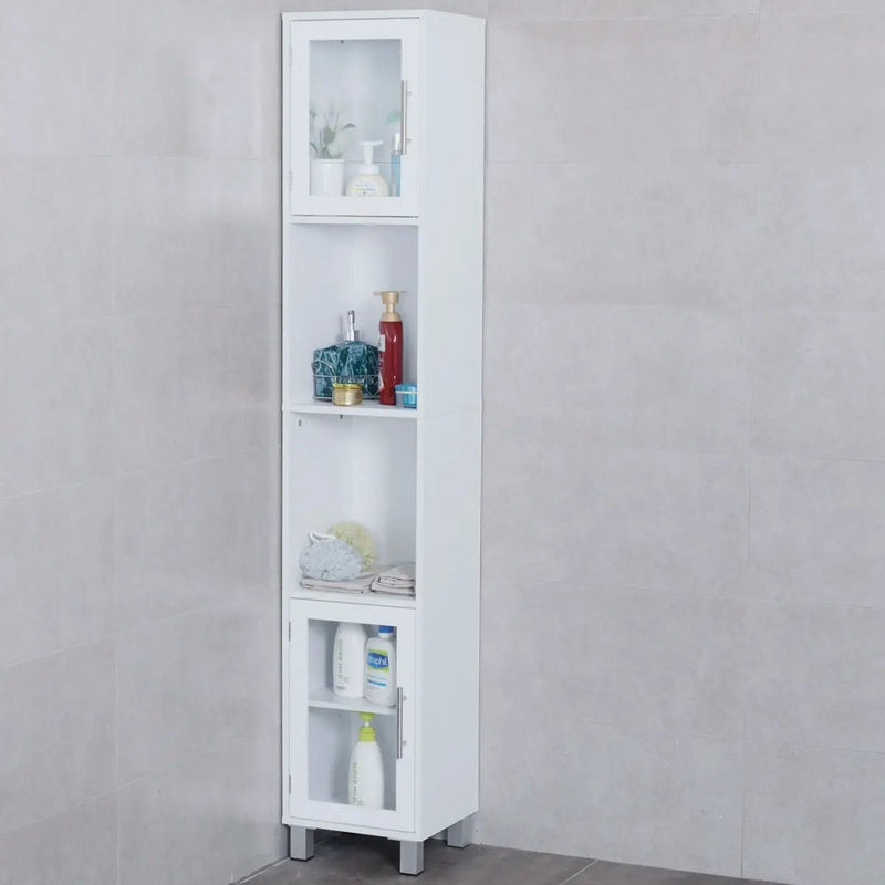 71 Inch Tall Tower Bathroom Storage Cabinet and Organizer Display Shelves for Bedroom by DirectDeals
