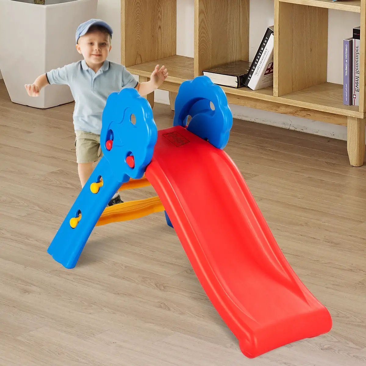 Indoor Outdoor Children Folding Up-down Slide by DirectDeals