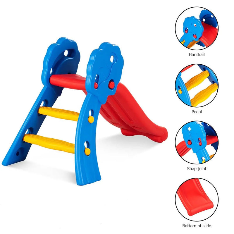 Indoor Outdoor Children Folding Up-down Slide by DirectDeals
