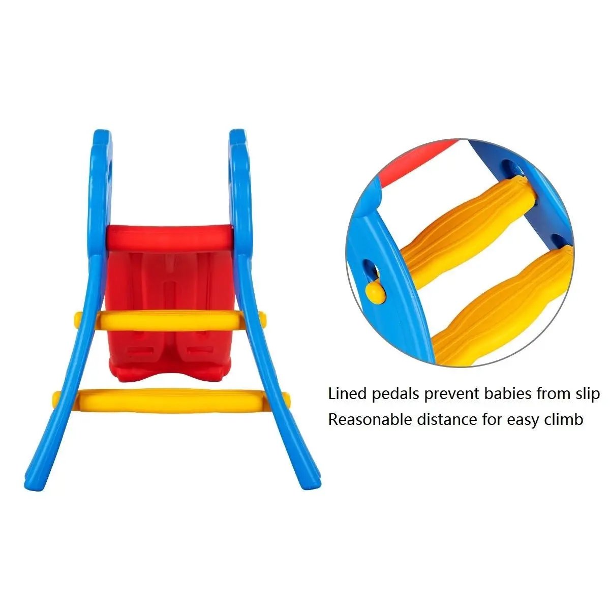 Indoor Outdoor Children Folding Up-down Slide by DirectDeals
