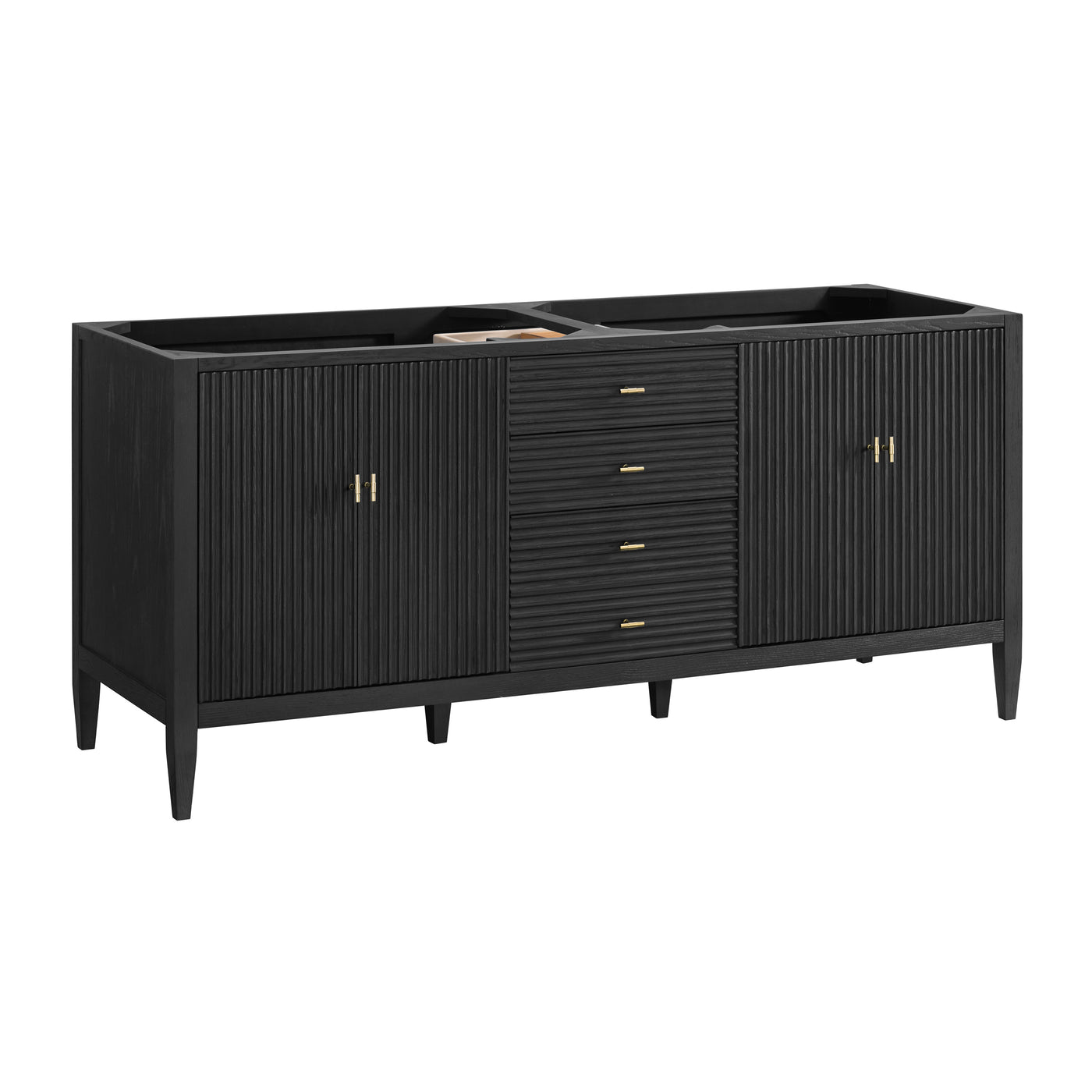 James Martin Myrrin 72" Single Bathroom Vanity, Carbon Oak by James Martin