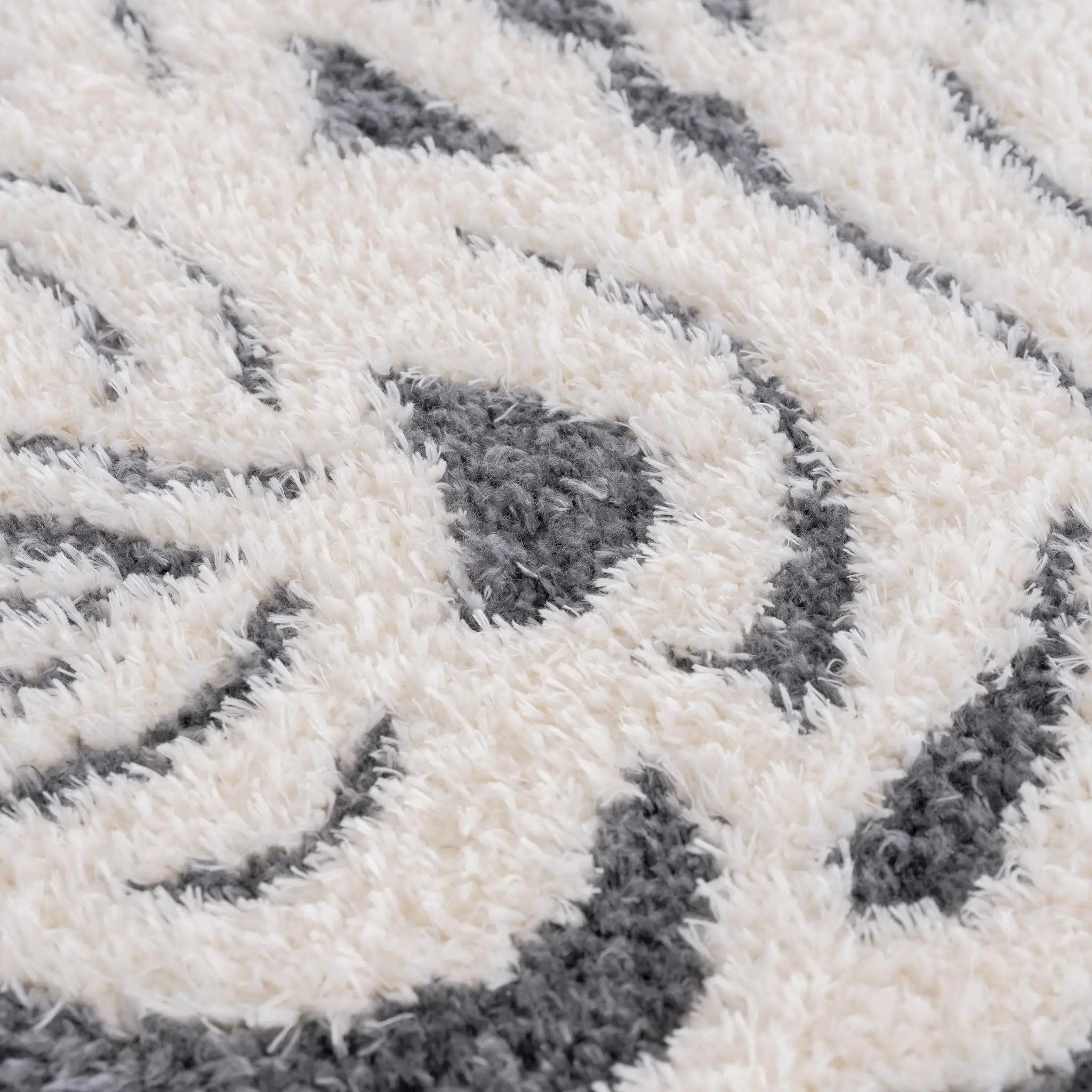 Zane Charcoal Tibetan Tiger Plush Rug by Boutique Rugs