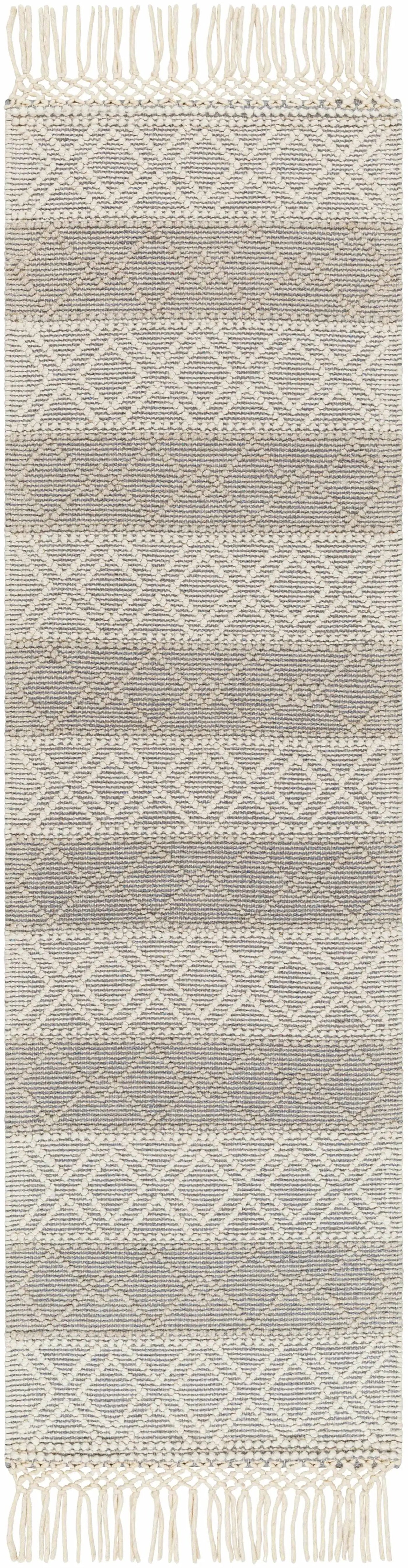 Zaza Wool Rug with Tassels - Clearance by Boutique Rugs