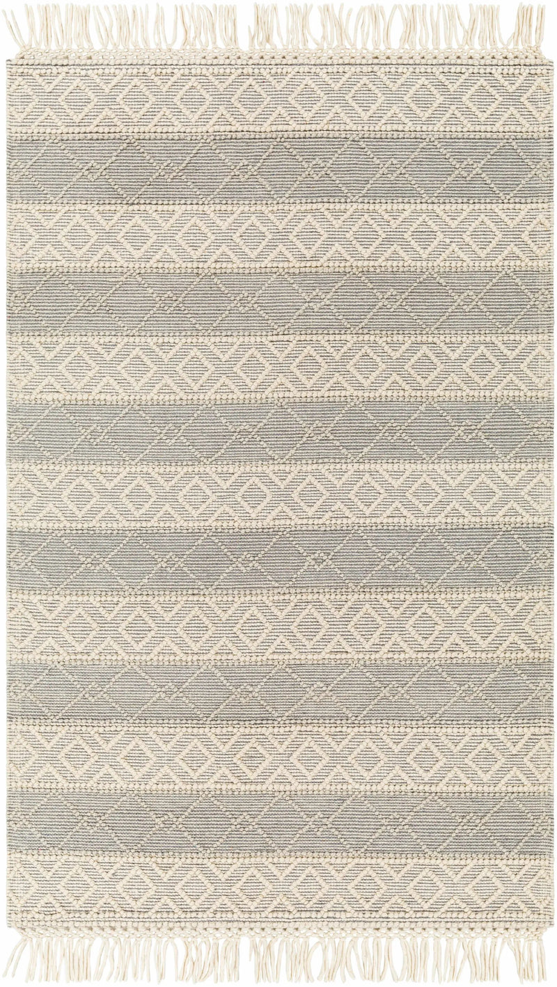 Zaza Wool Rug with Tassels - Clearance by Boutique Rugs
