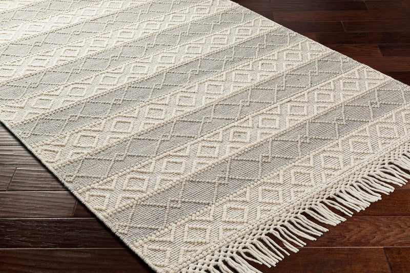 Zaza Wool Rug with Tassels - Clearance by Boutique Rugs