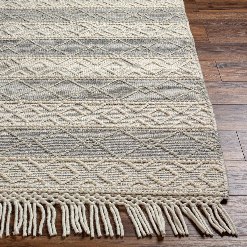Zaza Wool Rug with Tassels - Clearance by Boutique Rugs