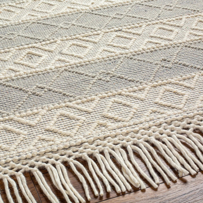 Zaza Wool Rug with Tassels - Clearance by Boutique Rugs