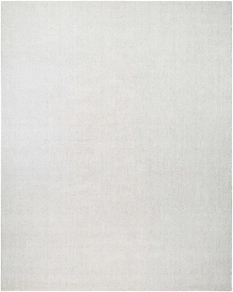 Zareh Off White Solid Area Rug - Clearance by Boutique Rugs