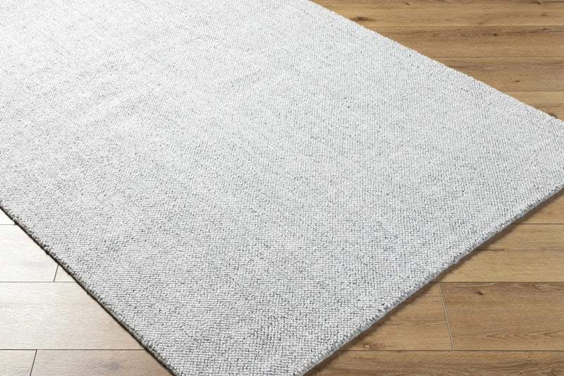 Zareh Gray Blue Solid Area Rug - Clearance by Boutique Rugs