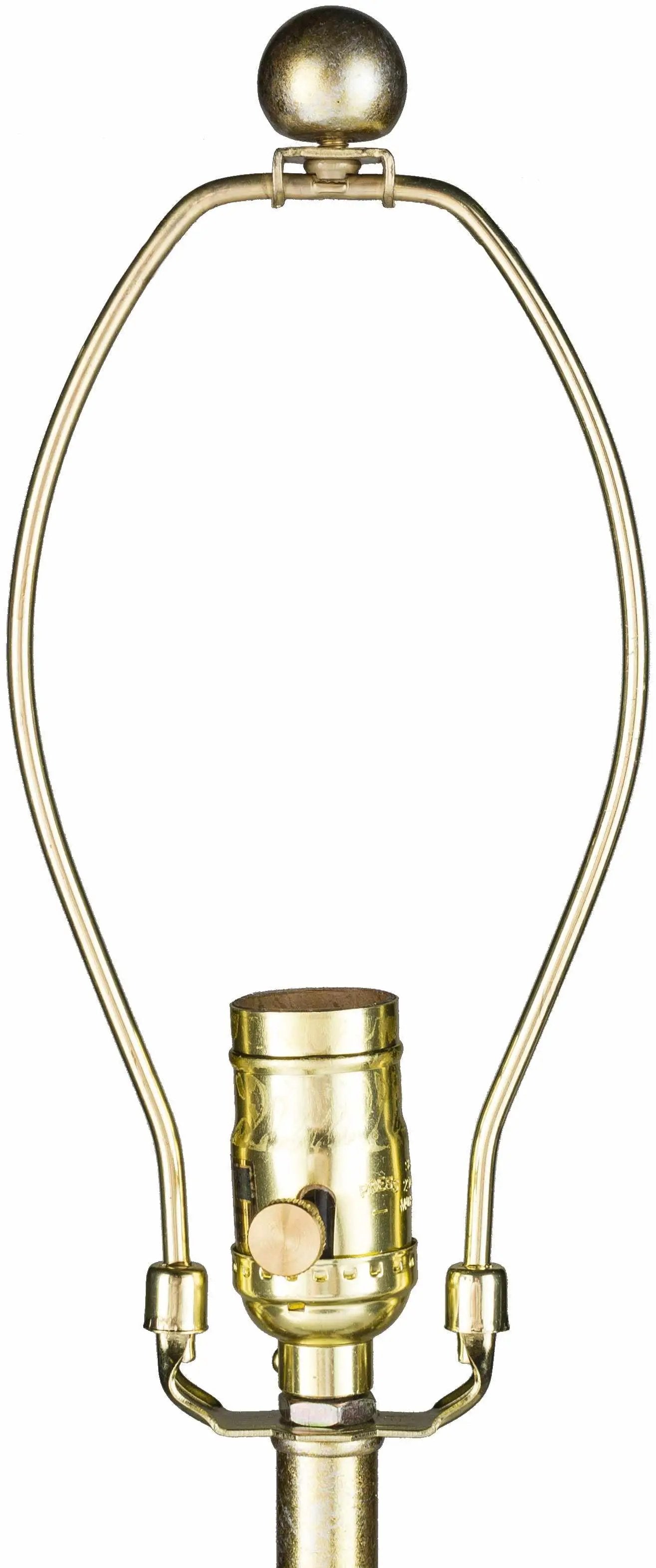 Zell Gold Crystal Table Lamp - Clearance by Boutique Rugs