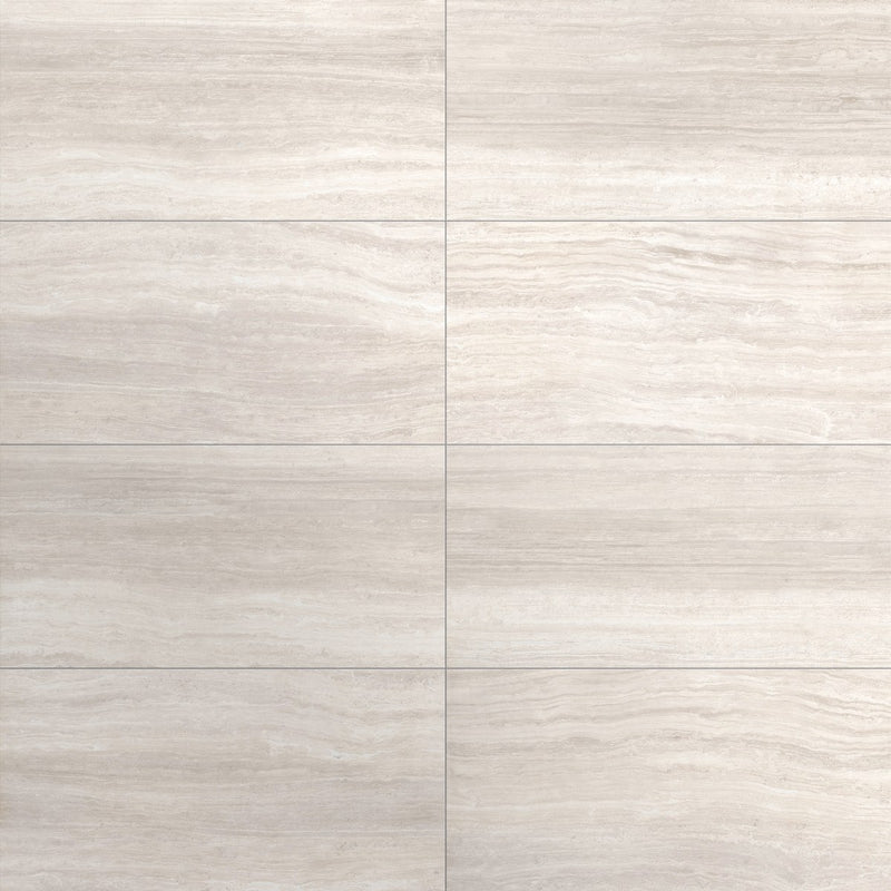 Zenit Beige Honed 2x2 Travertine Look Porcelain Mosaics 12x12 mosaic sheet
