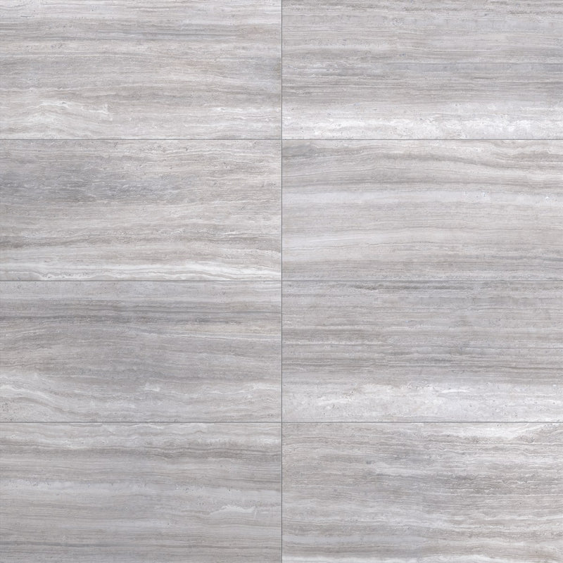 Zenit Grey Honed 2x2 Travertine Look Porcelain Mosaics 12x12 mosaic sheet