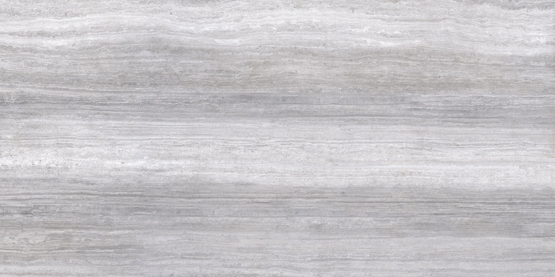 Zenit Grey Honed Travertine Look Cove Base Porcelain Trim 6x12, surface color and finish