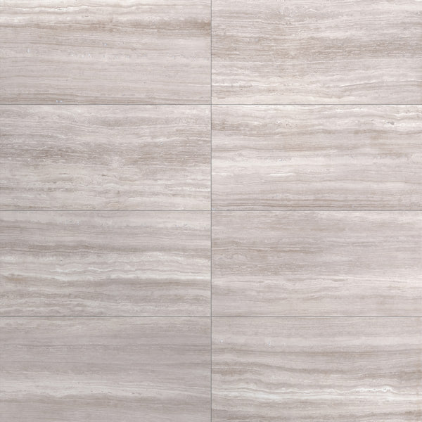 Zenit Light Taupe Honed 2x2 Travertine Look Porcelain Mosaics 12x12