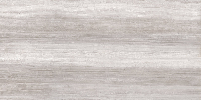 Zenit Light Taupe Polished Travertine Look Porcelain Tiles 12x24 close up