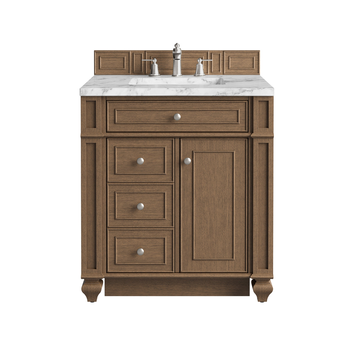 James Martin Bristol 30" Single Bathroom Vanity, Saddle Brown, view 35