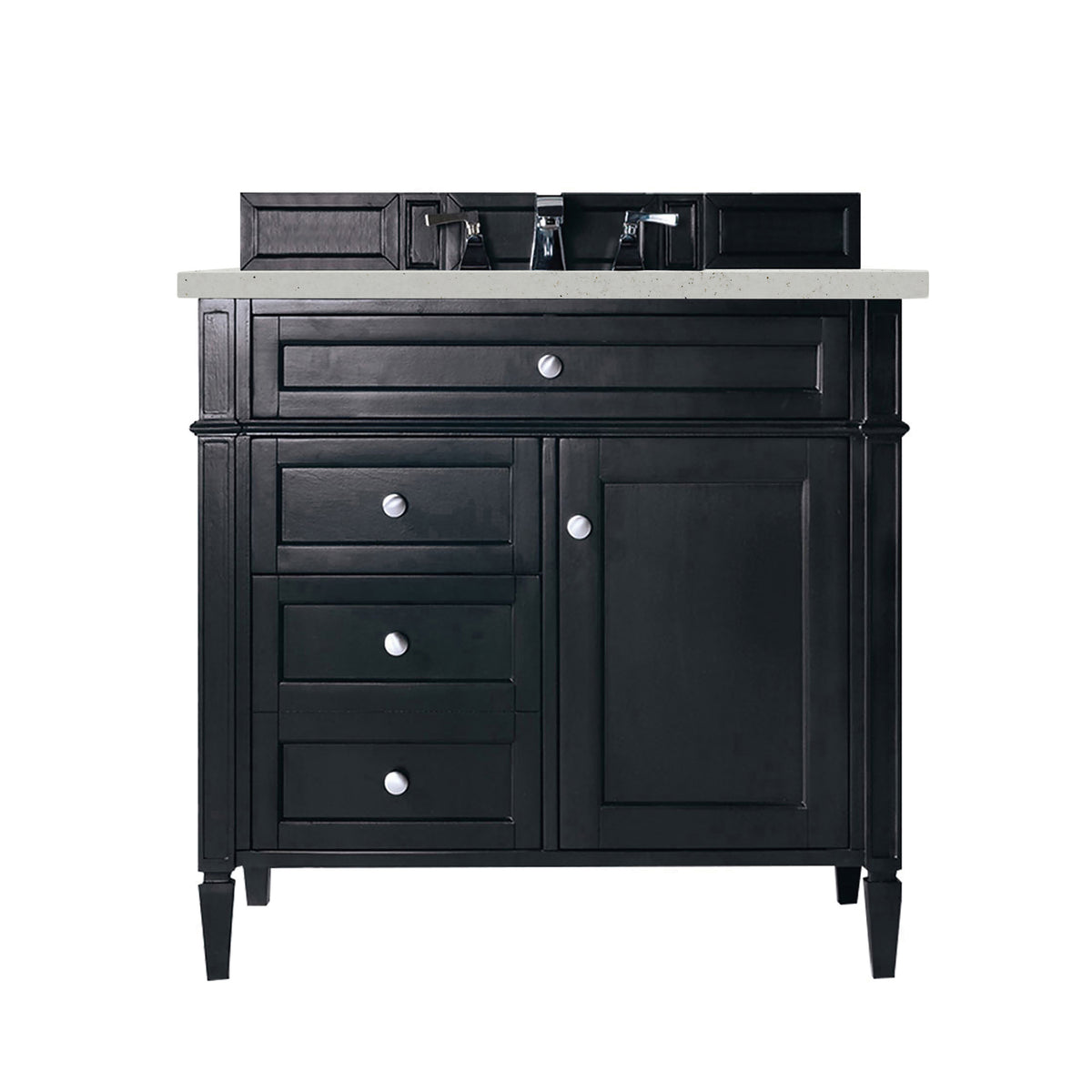 James Martin Brittany 36" Single Bathroom Vanity, Black Onyx, view 16