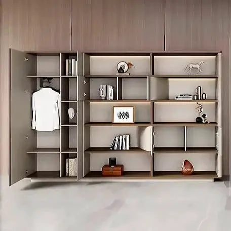 Hadwyn · Office Shelves w/ Lighting & Storage by Arc Grove