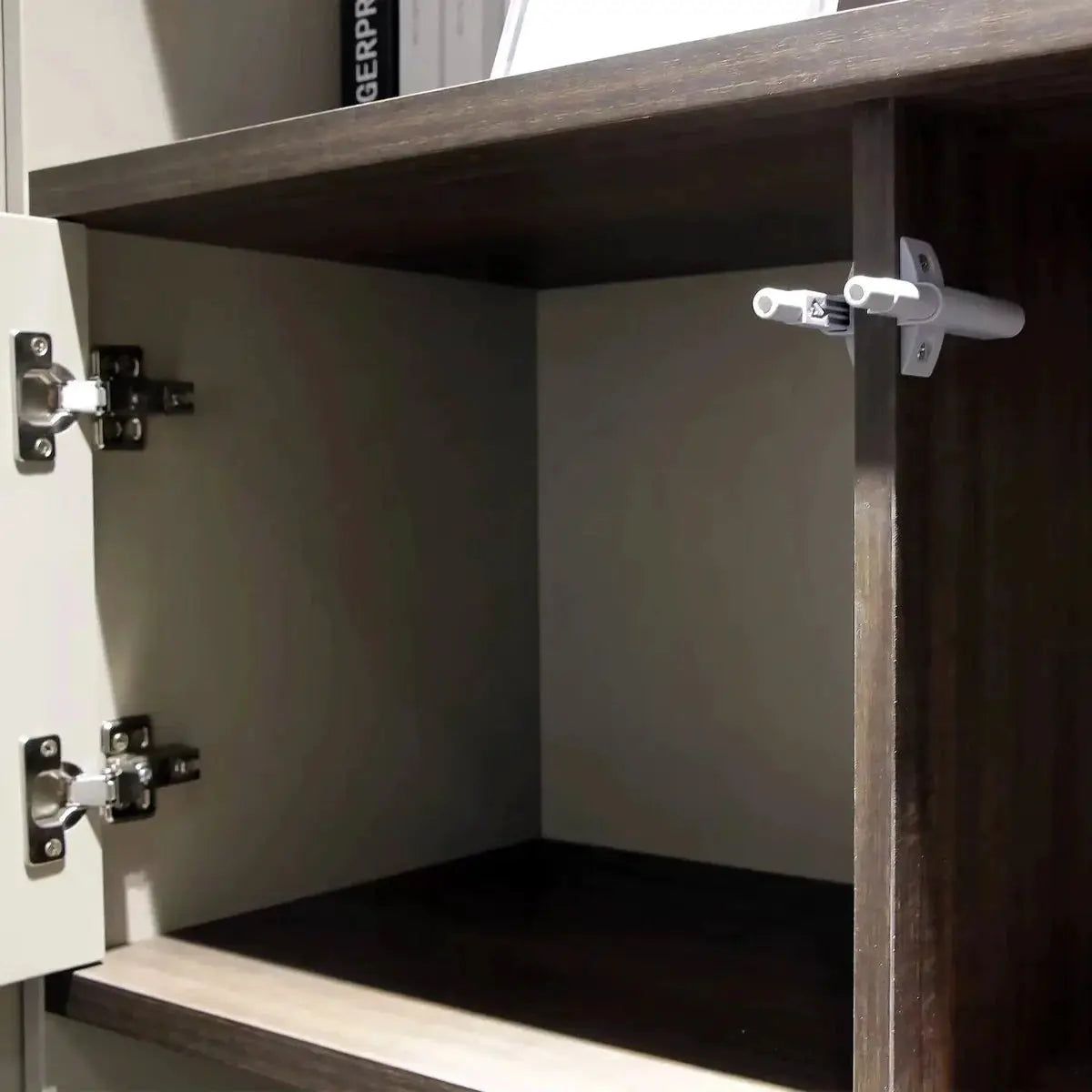 Hadwyn · Office Shelves w/ Lighting & Storage by Arc Grove