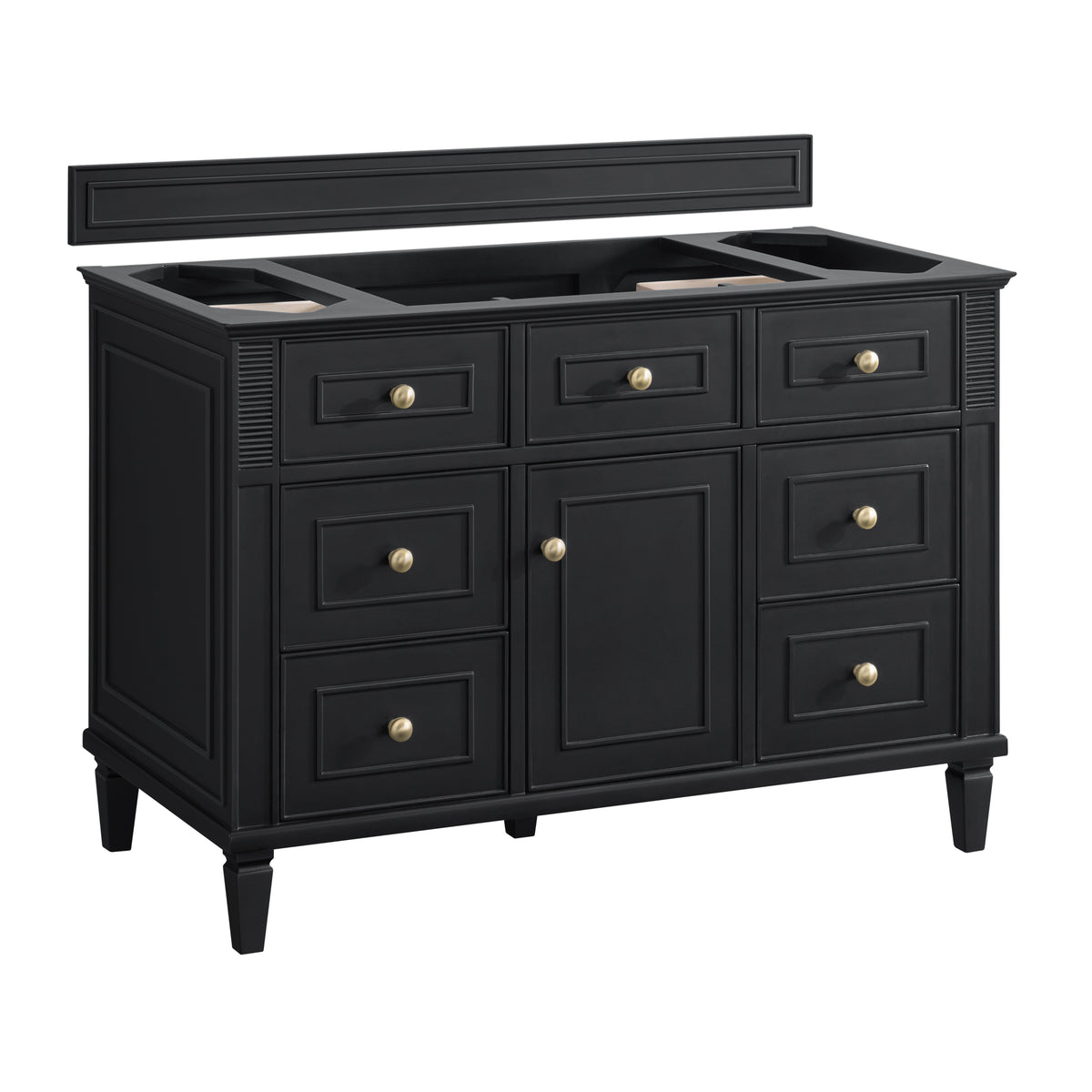 James Martin Lorelai 48" Single Bathroom Vanity, Black Onyx, view 29