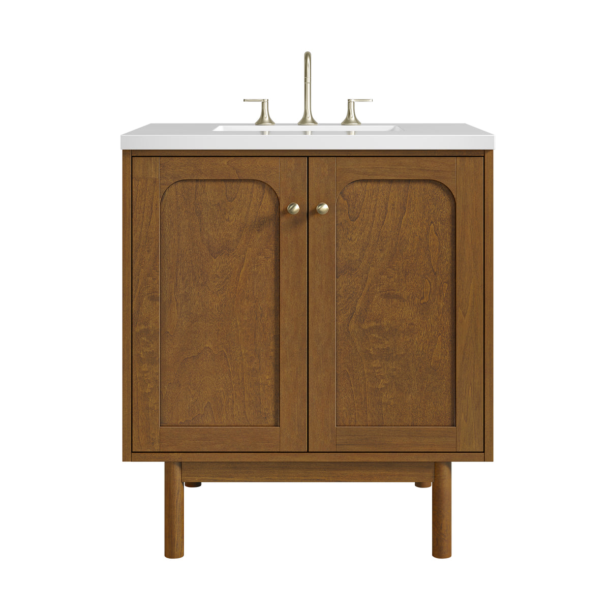 James Martin Laurent 30" Dual Mount Single Bathroom Vanity, Honey Oak, view 33
