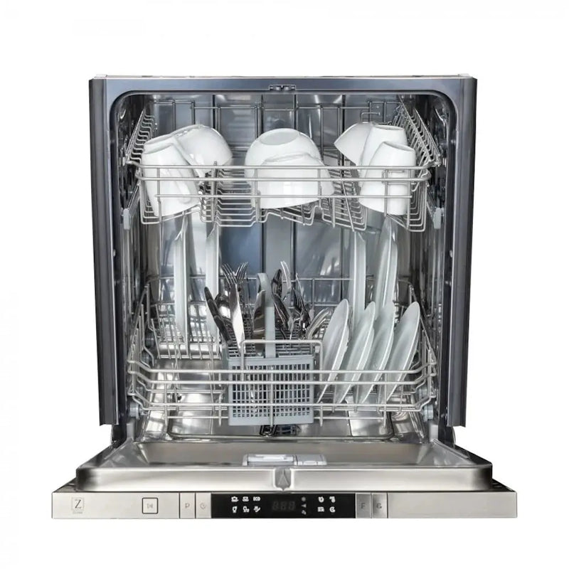 ZLINE 36" Bundled Stainless DualRange RangeHood Dishwasher 3KP-RASRH36-DW by Farmhouse Kitchen and Bath